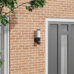 Vidaxl - Lampada da Parete Esterna con Sensore Nera Acciaio Inossidabile IP44