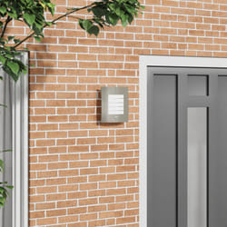 Vidaxl - Lampada da Parete Esterno con Sensore 2 pz Argento Acciaio Inossidabile IP44