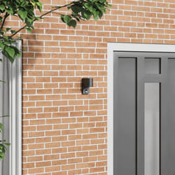 Vidaxl - Lampade da Parete da Esterno con Sensore Nero Acciaio Inossidabile IP44