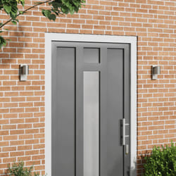 Vidaxl - Lampade da parete esterne 2 pz Acciaio inox Argento IP44