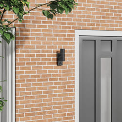 Vidaxl - Lampada da Parete Esterna con Sensore Nera Acciaio Inossidabile IP44