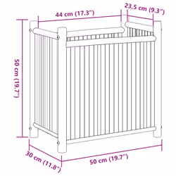 VidaXL 366462 fioriera Bamboo - Vista aggiuntiva 8