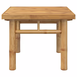 vidaXL Tavolino da Salotto 45x45x35 cm in Bambù - Vista aggiuntiva 3