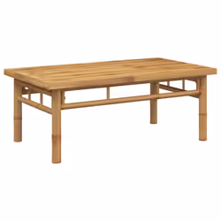 vidaXL Tavolino da Salotto 90x50x35 cm in Bambù - Vista aggiuntiva 2