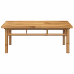 vidaXL Tavolino da Salotto 90x50x35 cm in Bambù - Vista aggiuntiva 3