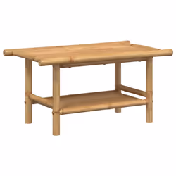 vidaXL Tavolino da Salotto 70x40x35 cm in Bambù - Vista aggiuntiva 2