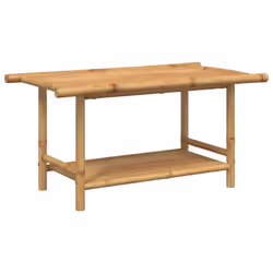 vidaXL Tavolino da Salotto 90x50x45 cm in Bambù - Vista aggiuntiva 2