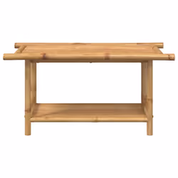 vidaXL Tavolino da Salotto 90x50x45 cm in Bambù - Vista aggiuntiva 3
