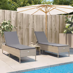 VidaXL 3261590 sedia da esterno Terrazzo Seduta imbottita Rattan sintetico, Acciaio Grigio