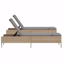 VidaXL 3261590 sedia da esterno Terrazzo Seduta imbottita Rattan sintetico, Acciaio Grigio - Vista aggiuntiva 6
