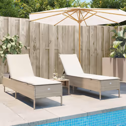 VidaXL 3261591 sedia da esterno Terrazzo Seduta imbottita Rattan sintetico, Acciaio Crema, Bianco