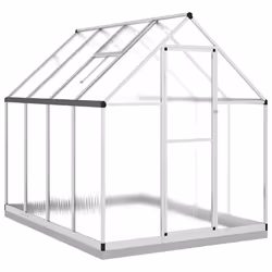 vidaXL Telaio Serra con Base Argento 224x169x202 cm in Alluminio - Vista aggiuntiva 2