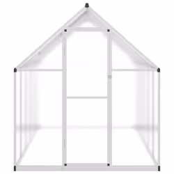 vidaXL Telaio Serra con Base Argento 334x169x195 cm in Alluminio - Vista aggiuntiva 3