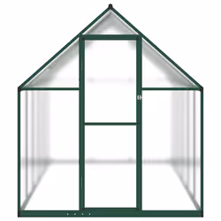 vidaXL Telaio Serra con Base Verde 334x169x195 cm in Alluminio - Vista aggiuntiva 3