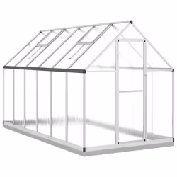 vidaXL Telaio Serra con Base Argento 334x169x202 cm in Alluminio - Vista aggiuntiva 2