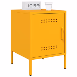 VidaXL 842917 comodino Giallo - Vista aggiuntiva 4