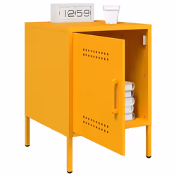VidaXL 842917 comodino Giallo - Vista aggiuntiva 5