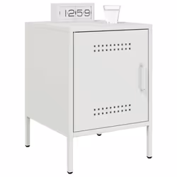 VidaXL 842920 comodino Bianco - Vista aggiuntiva 4