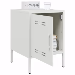 VidaXL 842920 comodino Bianco - Vista aggiuntiva 5