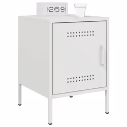 VidaXL 842921 comodino Bianco - Vista aggiuntiva 4