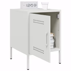 VidaXL 842921 comodino Bianco - Vista aggiuntiva 5