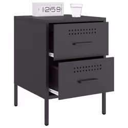 VidaXL 842922 comodino Nero - Vista aggiuntiva 5