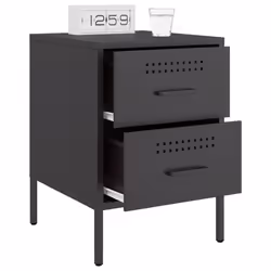 VidaXL 842923 comodino Nero - Vista aggiuntiva 4