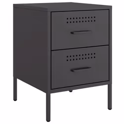 VidaXL 842923 comodino Nero - Vista aggiuntiva 5