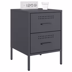 VidaXL 842926 comodino Antracite - Vista aggiuntiva 4