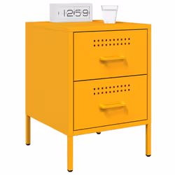 VidaXL 842928 comodino Giallo - Vista aggiuntiva 4