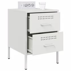 VidaXL 842933 comodino Bianco - Vista aggiuntiva 5