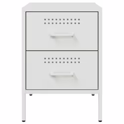VidaXL 842933 comodino Bianco - Vista aggiuntiva 6