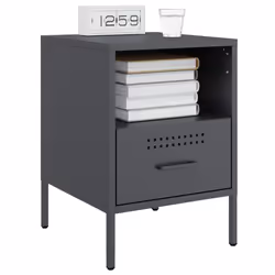 VidaXL 843058 comodino Antracite - Vista aggiuntiva 4