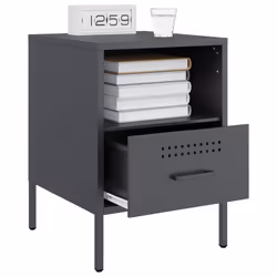 VidaXL 843059 comodino Antracite - Vista aggiuntiva 4