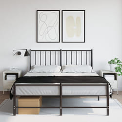 vidaXL Comodini 2 pz Bianchi 36x39x50,5 cm in Acciaio