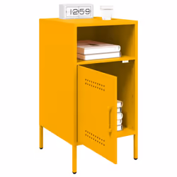 VidaXL 843073 comodino Giallo - Vista aggiuntiva 4