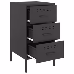 VidaXL 843078 comodino Nero - Vista aggiuntiva 8