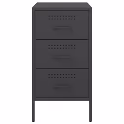 VidaXL 843079 comodino Nero - Vista aggiuntiva 6