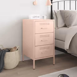 VidaXL 843081 comodino Rosa