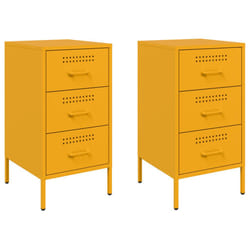 VidaXL 843085 comodino Giallo