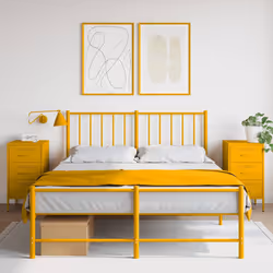VidaXL 843085 comodino Giallo