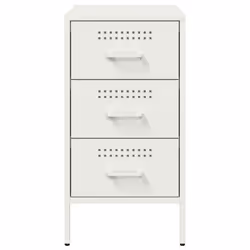VidaXL 843088 comodino Bianco - Vista aggiuntiva 6