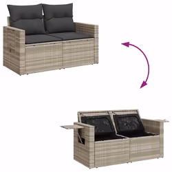 VidaXL 3267872 set mobili da esterno - Vista aggiuntiva 8