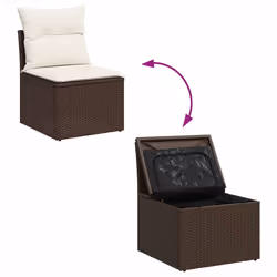 VidaXL 3268053 set mobili da esterno - Vista aggiuntiva 8