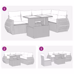 VidaXL 3268516 set mobili da esterno - Vista aggiuntiva 7