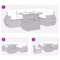 VidaXL 3268518 set mobili da esterno - Vista aggiuntiva 7