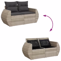 VidaXL 3268742 set mobili da esterno - Vista aggiuntiva 7
