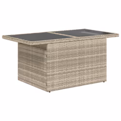 vidaXL Set Divani da Giardino 11 pz con Cuscini in Polyrattan Grigio - Vista aggiuntiva 3