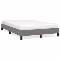 vidaXL Giroletto senza Materasso Grigio Scuro 120x190 cm in Tessuto - Vista aggiuntiva 2