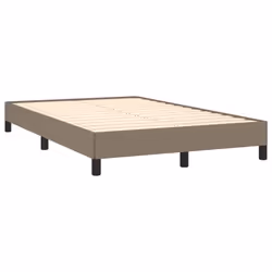 vidaXL Giroletto senza Materasso Tortora 120x190 cm Tessuto - Vista aggiuntiva 3